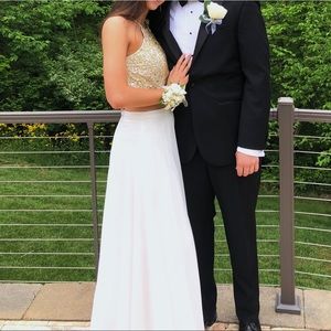 Two Piece Prom Dress - Evening Gown, Wedding